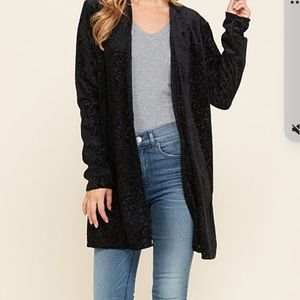 Black Women's Cardigan Sweater